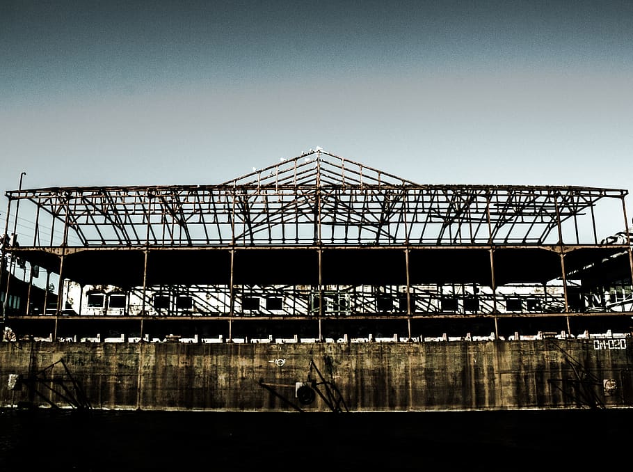 building, berth, pier, gull, seagull, architecture, built structure HD wallpaper