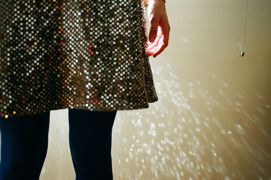Skirt with sequins, abstract, assiut, background, bedding, bittersweet HD wallpaper