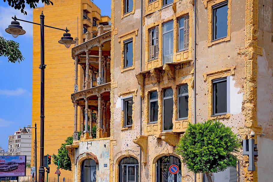 building, facade, beirut, museum, memory, war, civil war, architecture