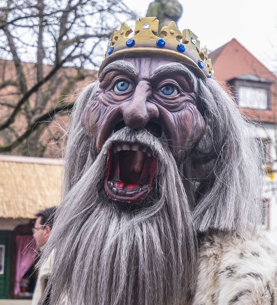 freiburg, person, human, germany, black forest, carnival, face