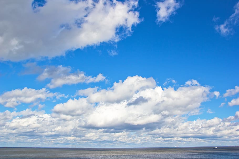 blue, clear, cloud, day, dom, horizontal, landscape, nature HD wallpaper