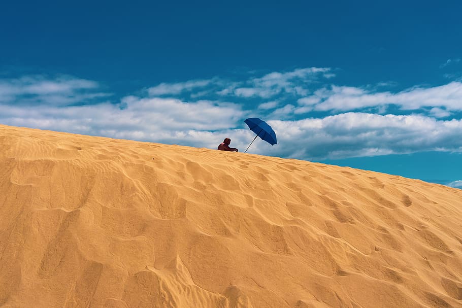sand, dune, landscape, desert, hot, nature, dry, beach, sand dunes HD wallpaper