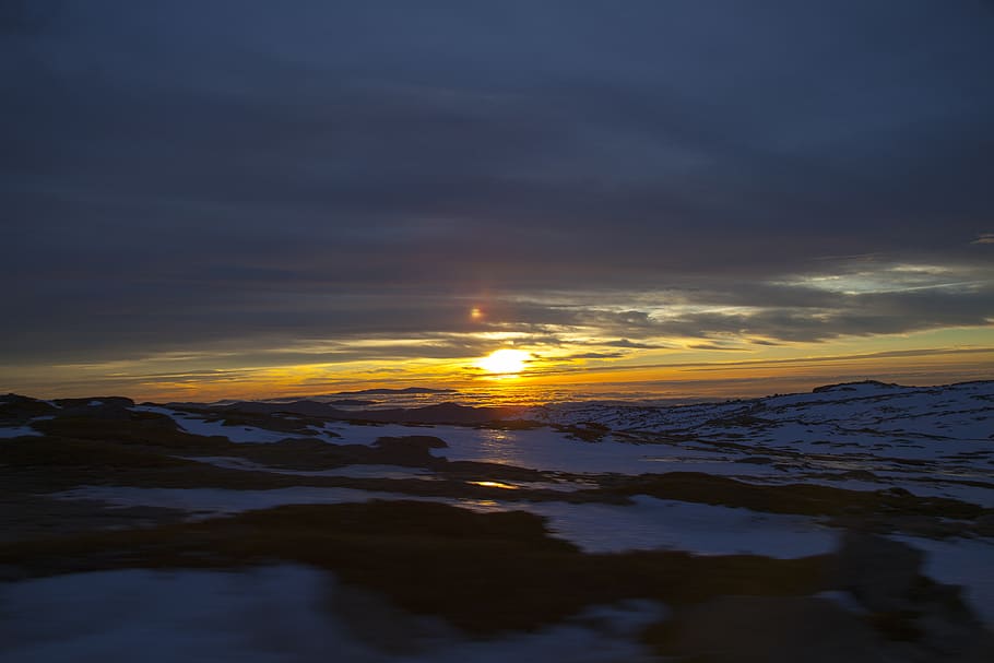 nature, by sunsets, sky, sol, landscape, twilight, mountains HD wallpaper