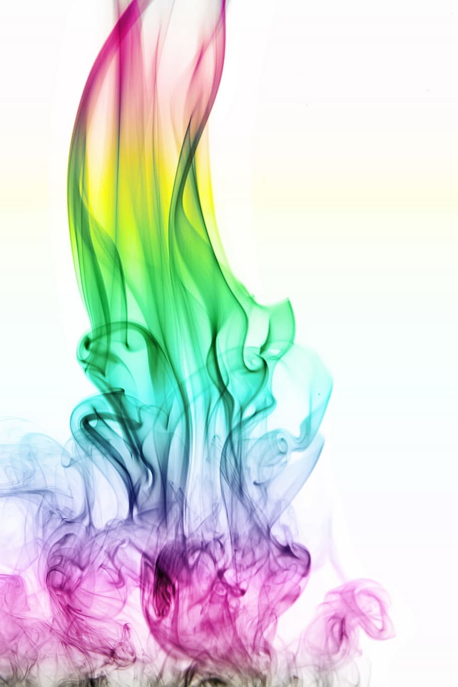 abstract, aroma, white, background, color, smell, smoke, isolated HD wallpaper