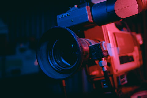 Close-up Photography of Video Camera, blur, creative, dark, electronics HD wallpaper