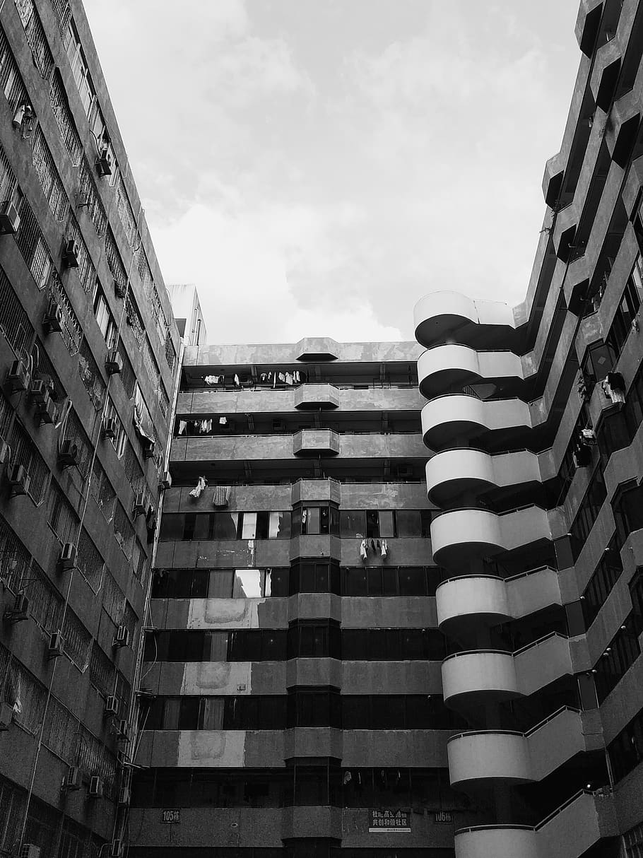 built structure, architecture, building exterior, sky, low angle view HD wallpaper