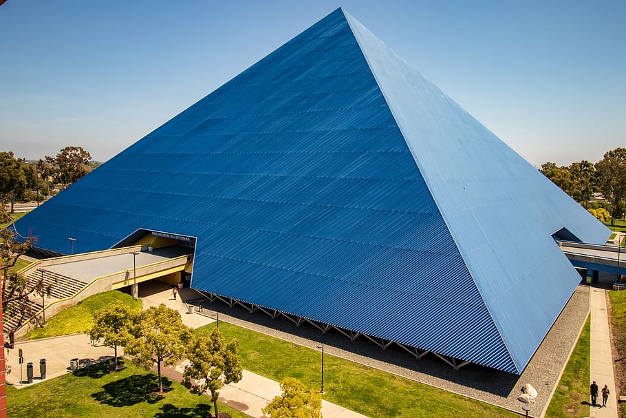 Pyramid Style building, architectural design, architecture, building exterior HD wallpaper