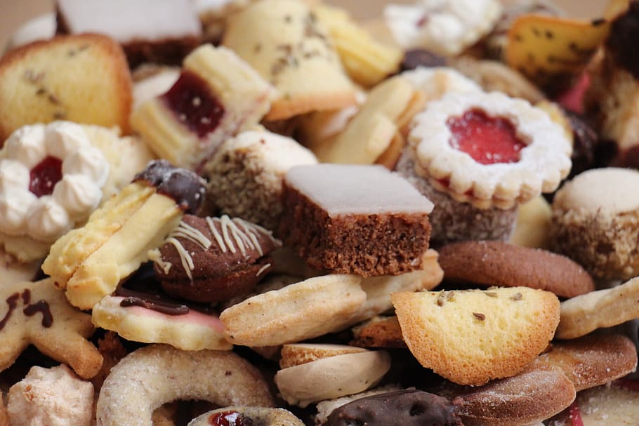 cookies, diversity, nibble, selection, delicious, sweet, food and drink HD wallpaper