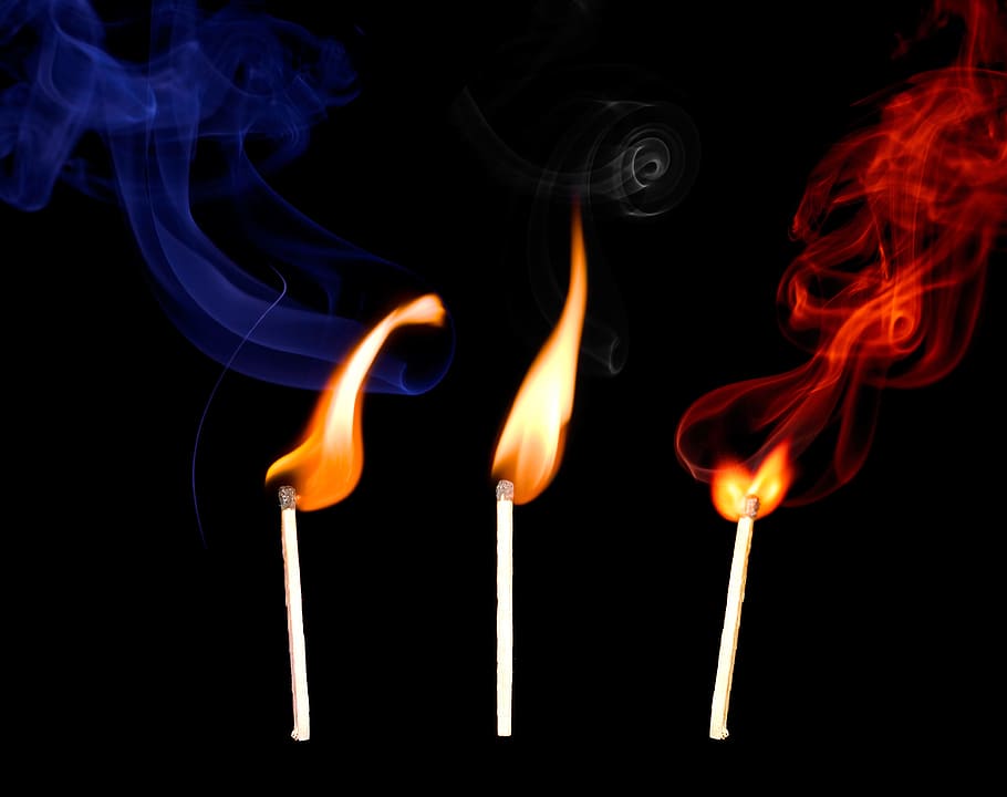 con2011, black, burn, fire, flame, flaming, isolated, smoke HD wallpaper