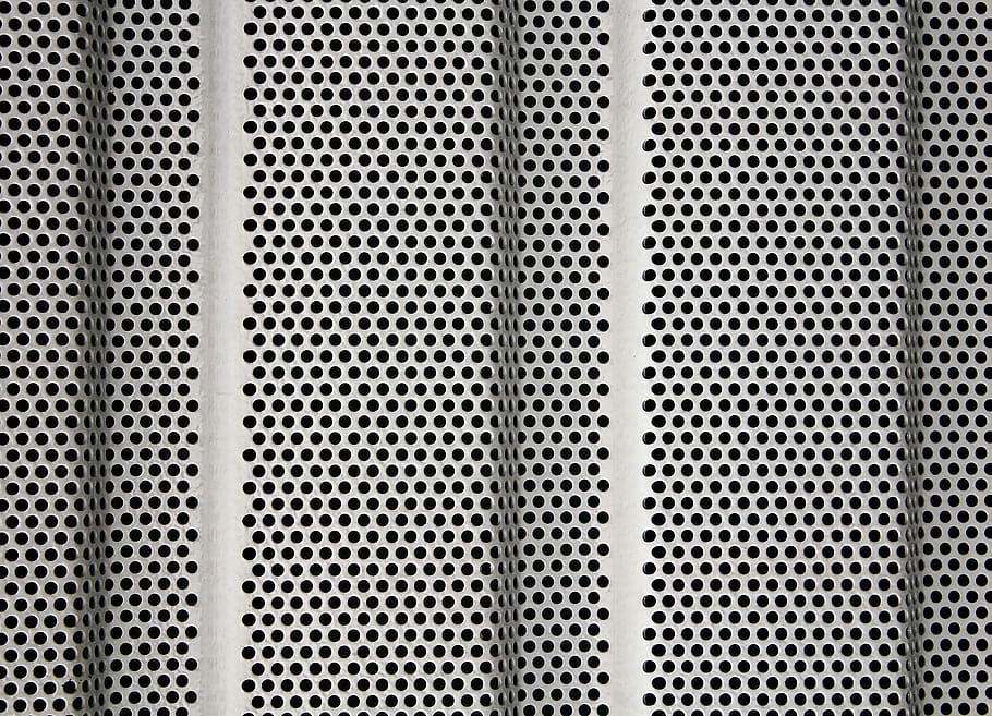perforated sheet, holes, pattern, metal, background, texture, HD wallpaper