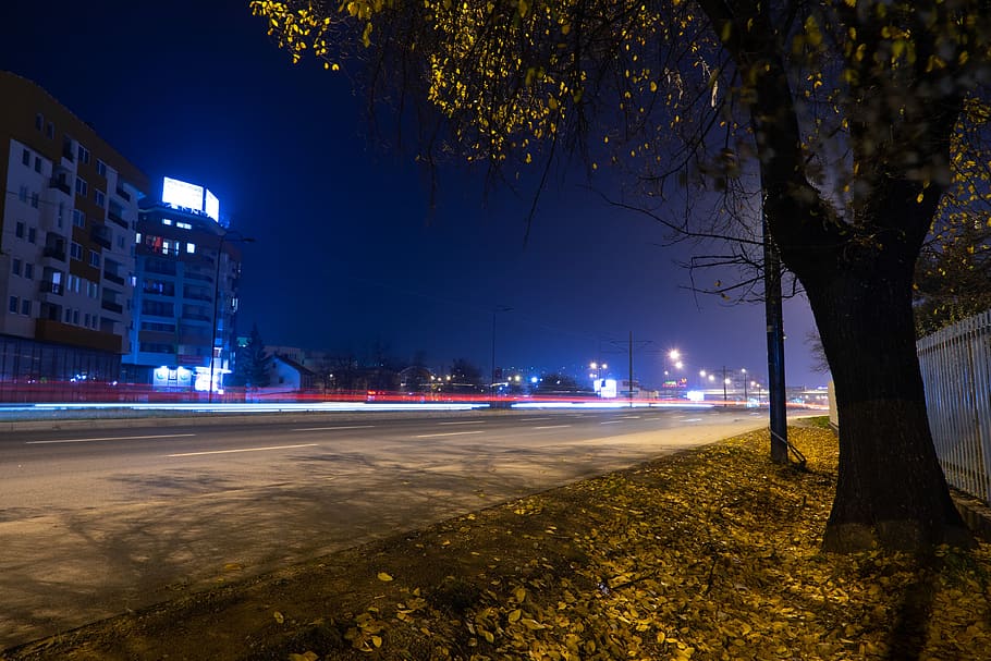 asphalt, tarmac, road, path, intersection, flare, light, pavement HD wallpaper