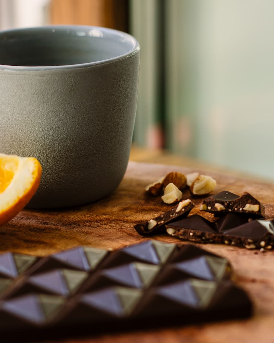 Chocolates Near Ceramic Mug, beverage, close-up, coffee, coffee drink HD wallpaper