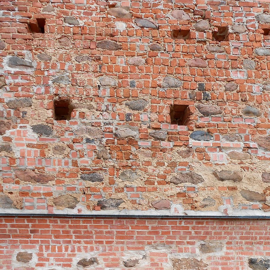 aged, background, block, break, brick, brickwall, crack, damaged HD wallpaper