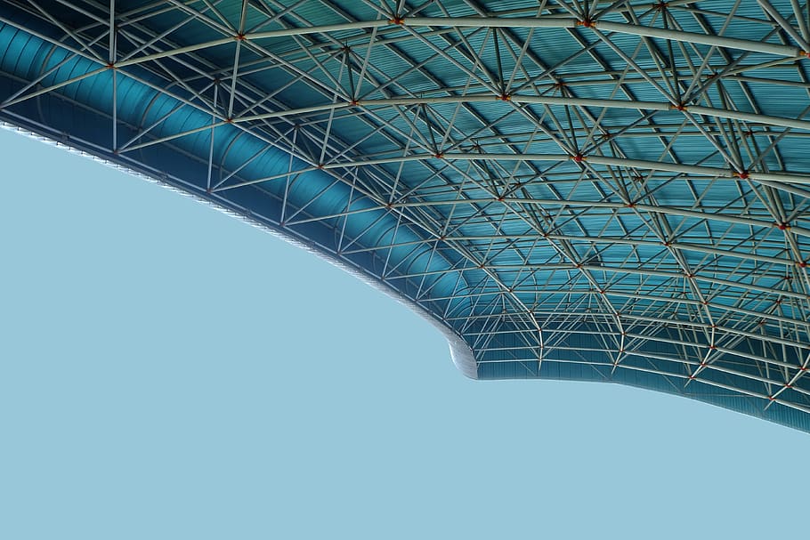 architecture, building, infrastructure, stadium, roof, ceiling HD wallpaper