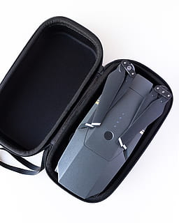 gray quadcopter drone, electronics, hardware, mouse, computer HD wallpaper