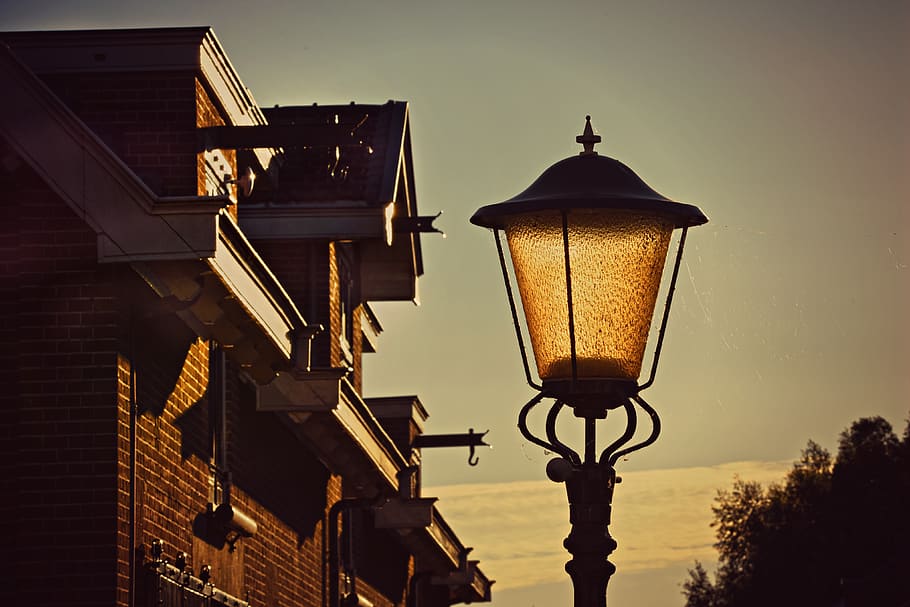 Streetlight Lamp Lamppost Classic, Vintage Style Lamp Post
