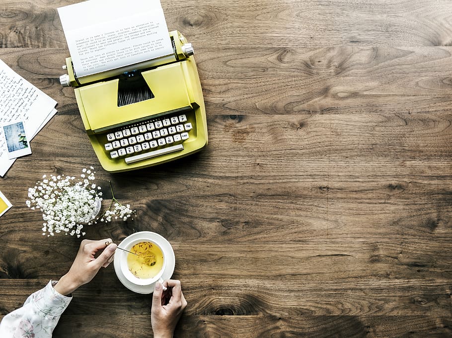 Person Having Tea While Working, background, beverage, career HD wallpaper