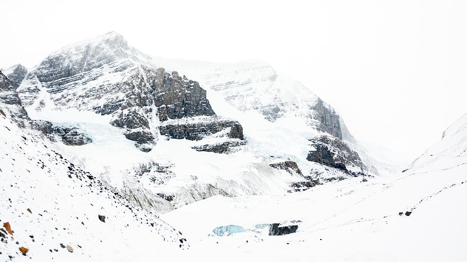 canada, jasper, winter, snow, glacier, rockies, alberta, mountains HD wallpaper