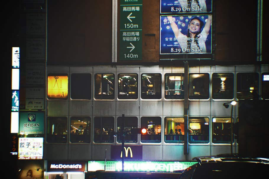 illuminated, night, transparent, no people, glass - material HD wallpaper