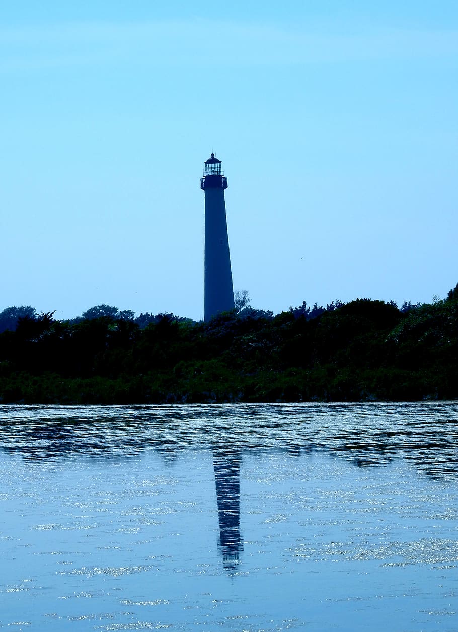 united states, cape may point, safety, summer, reflection, water