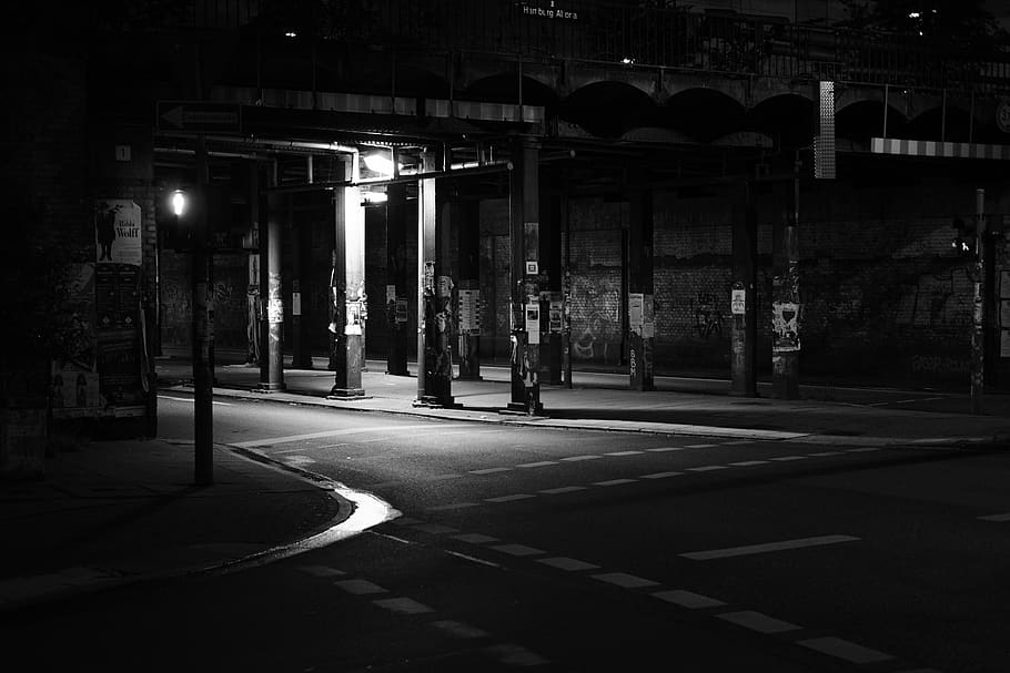 germany, hamburg, architecture, night, built structure, building exterior HD wallpaper