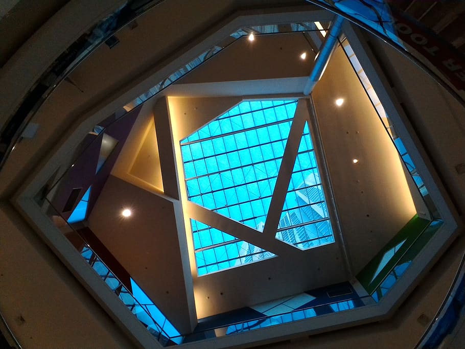 building, sky, architecture, low angle view, illuminated, built structure HD wallpaper