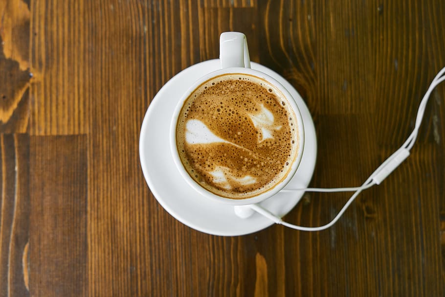 Coffee in Cup, beverage, breakfast, caffeine, cappuccino, coffee mug HD wallpaper