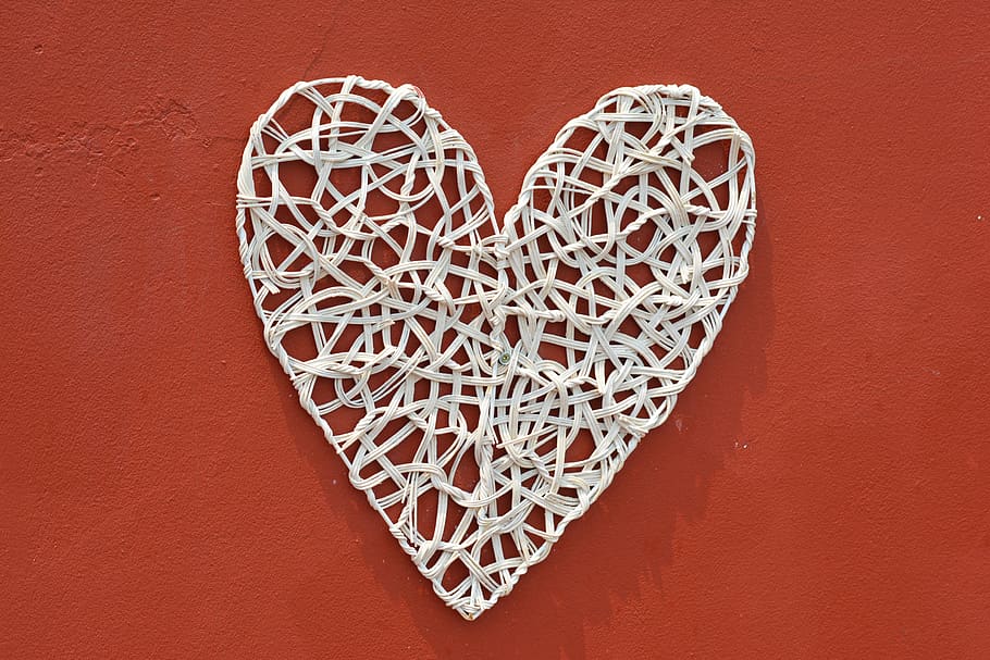 romance, love, pattern, heart, decoration, shape, romantic HD wallpaper