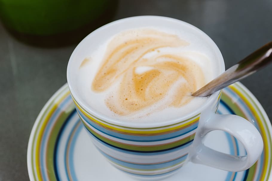 Cappuccino, aroma, art, background, beans, beautiful, breakfast HD wallpaper