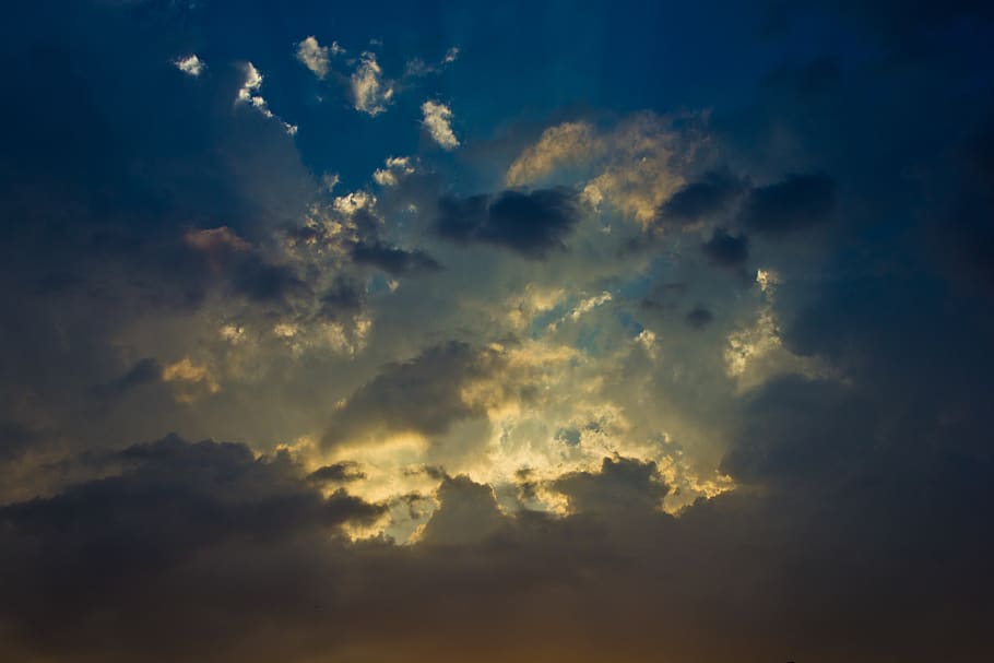 venezuela, clouds, sunshine, sky, evening, sunset, afternoon HD wallpaper