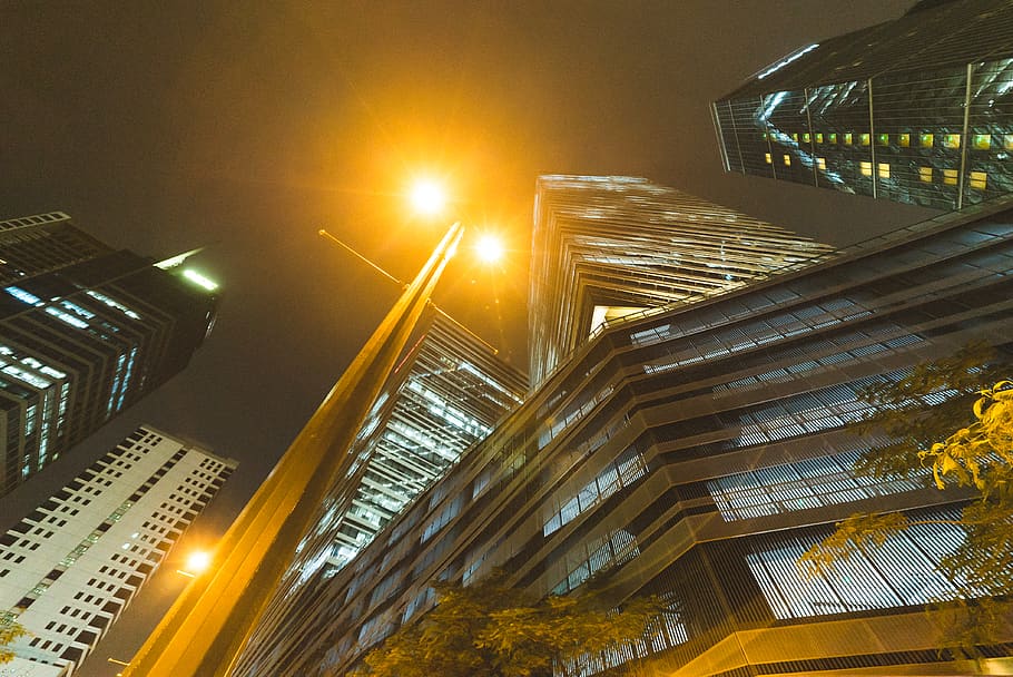 architecture, low light, geometry, geometryic, symmetry, rule of thirds HD wallpaper