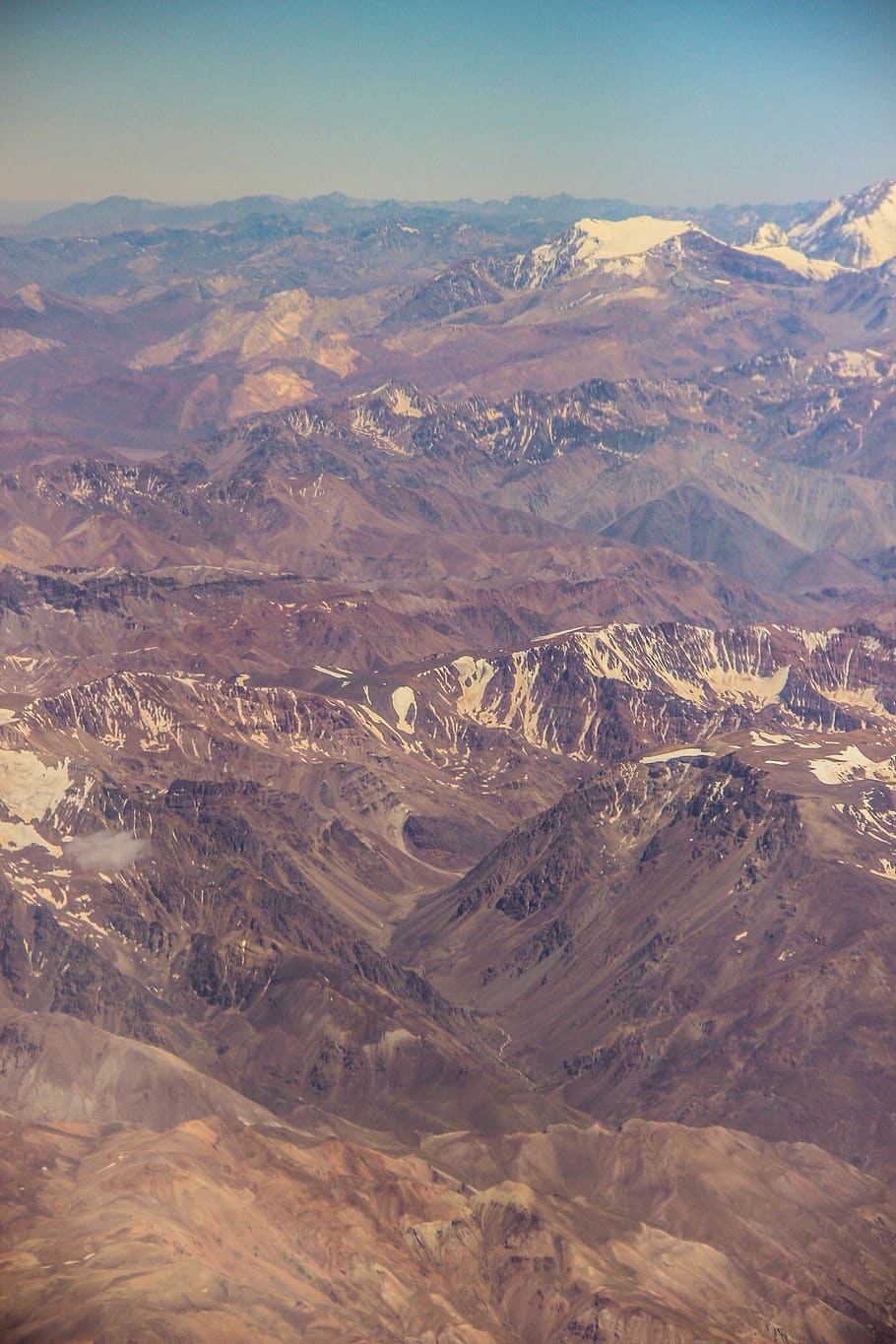chile, andes, layers, nature, wild, colors, mountains, landscpae HD wallpaper