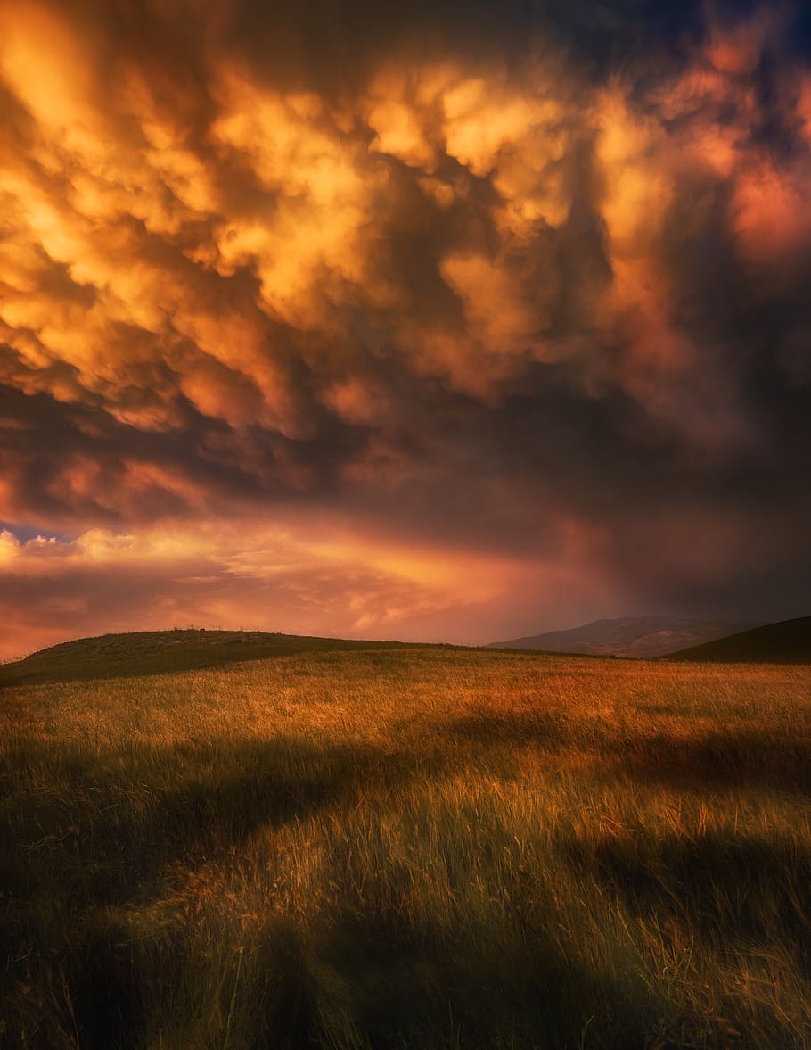 landscape, nature, cloudscape, sky, cloud - sky, beauty in nature HD wallpaper