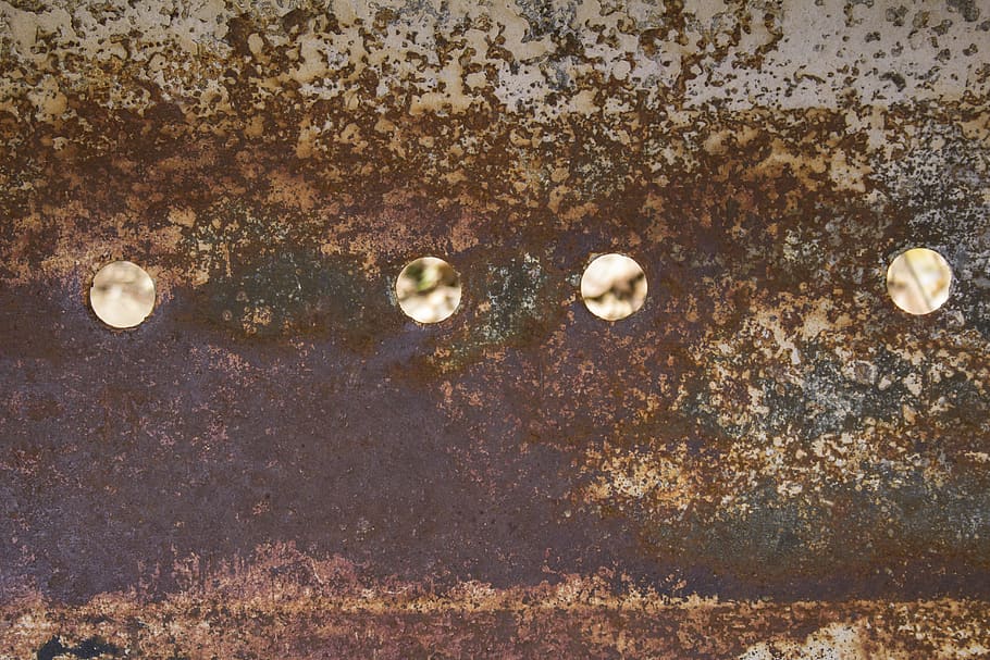 rust, holes, texture, rust texture, stairs, bronze, old, rustic HD wallpaper