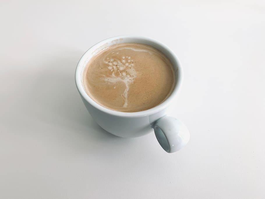 coffee, cup, drink, hot, caffeine, foodstuffs, breakfast, espresso HD wallpaper