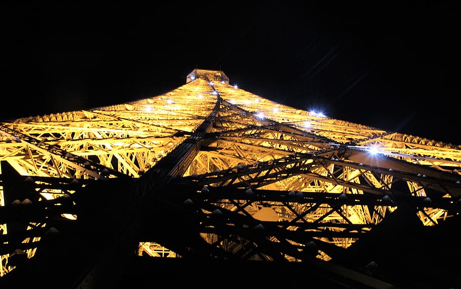 night, illuminated, architecture, nature, no people, built structure HD wallpaper
