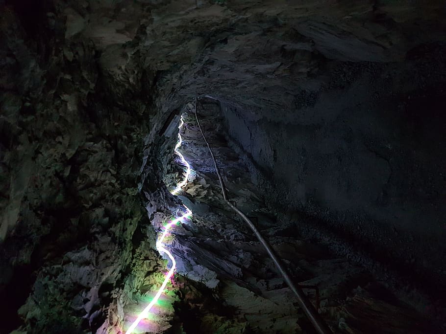 österreich, lend, lights, cave, tunnle, austria, rock formation HD wallpaper