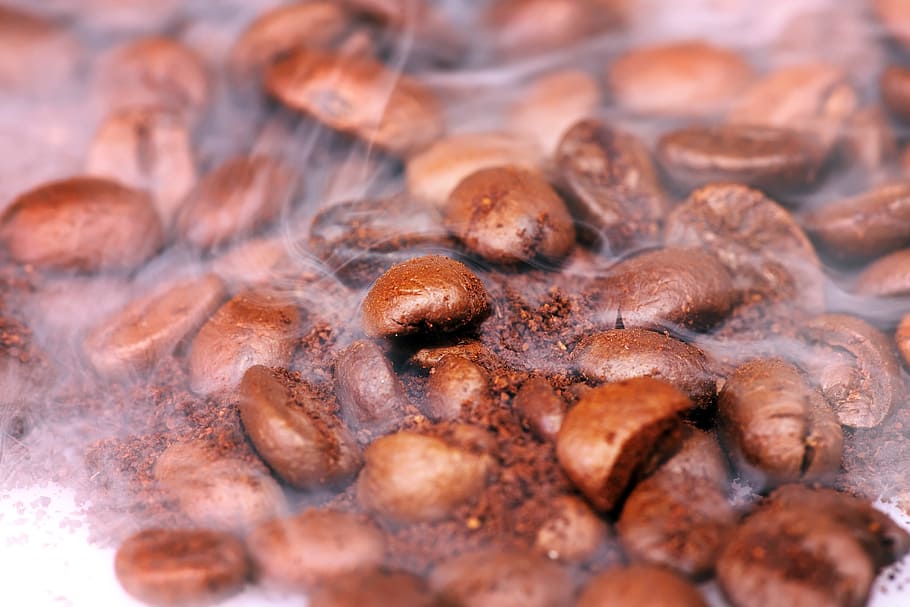 closeup, cafe, natural, cofee, coffe, coffee, brown, aroma HD wallpaper