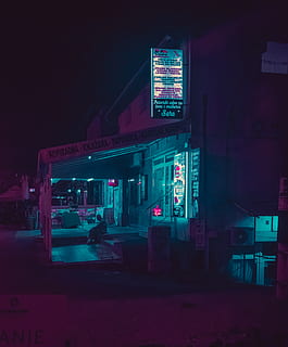 store facade, building, urban, city, sign, billboard, kiosk, bar counter HD wallpaper