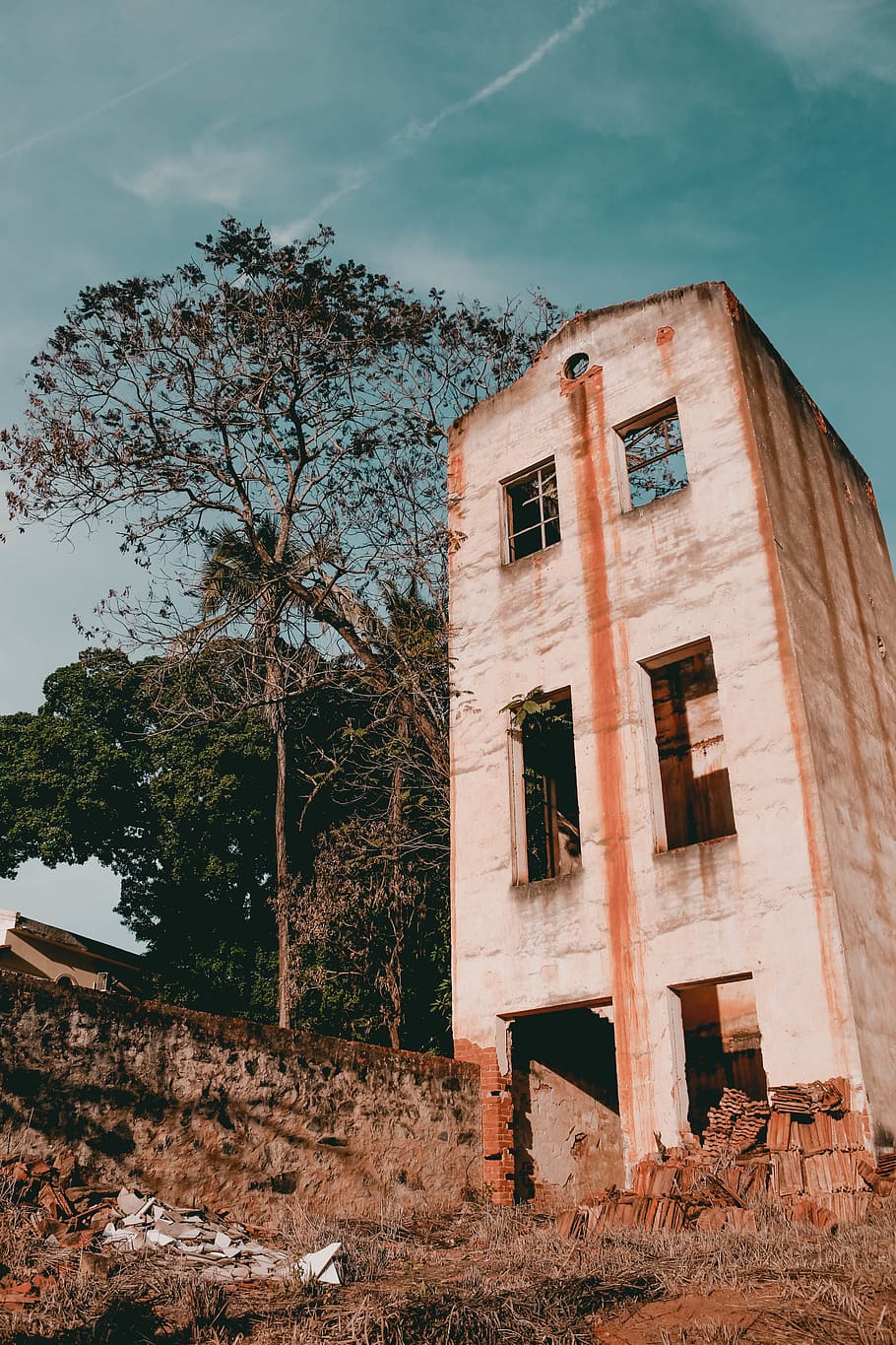 building, architecture, tower, wall, bell tower, walkway, path HD wallpaper