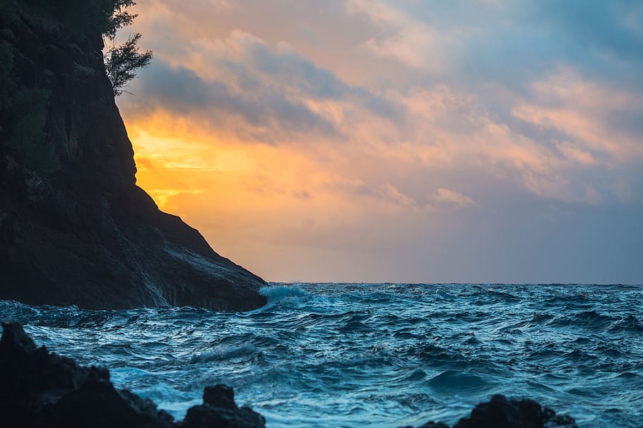 HD wallpaper: united states, hana, red sand beach, ocean, hawaii ...