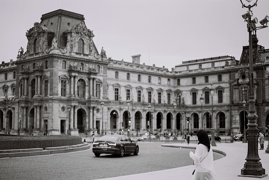 france, paris, building exterior, architecture, car, transportation HD wallpaper