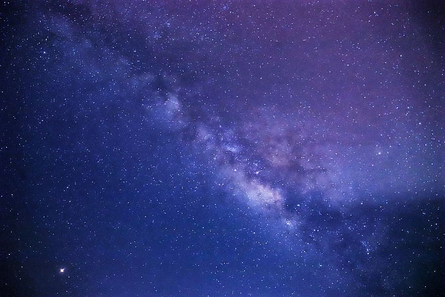 Milky Way galaxy, night, astronomy, universe, space, outer space HD wallpaper