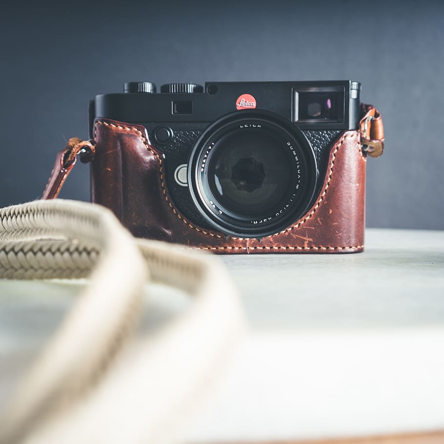 black point-and-shoot camera, technology, photography themes HD wallpaper
