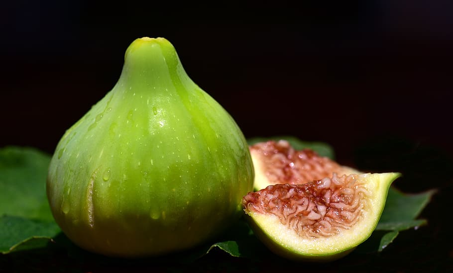 fig, ripe, fresh, green, food, healthy, nature, bio, summer HD wallpaper