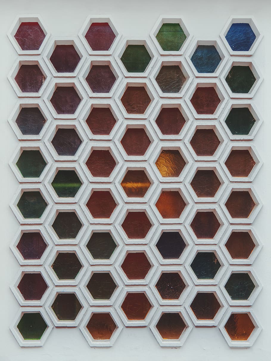 cologne, germany, facade, windows, hexagon, geometry, geometric HD wallpaper