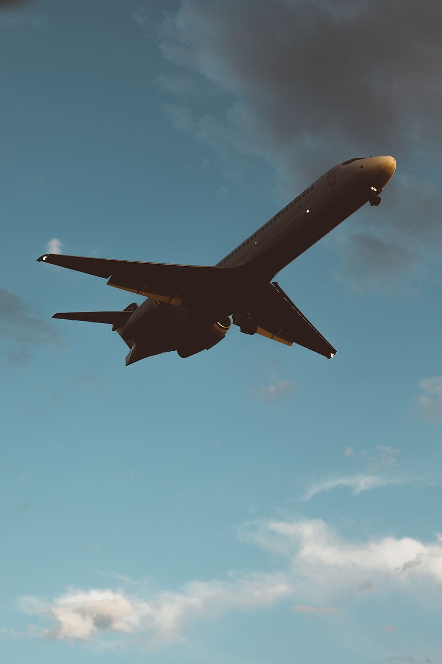 airplane in flight, los angeles, los angeles international airport HD wallpaper