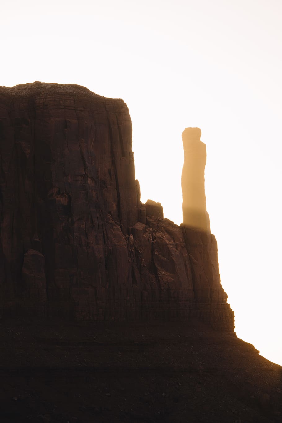 brown cliff during daytime, pillar, column, stone, rock, landscape HD wallpaper