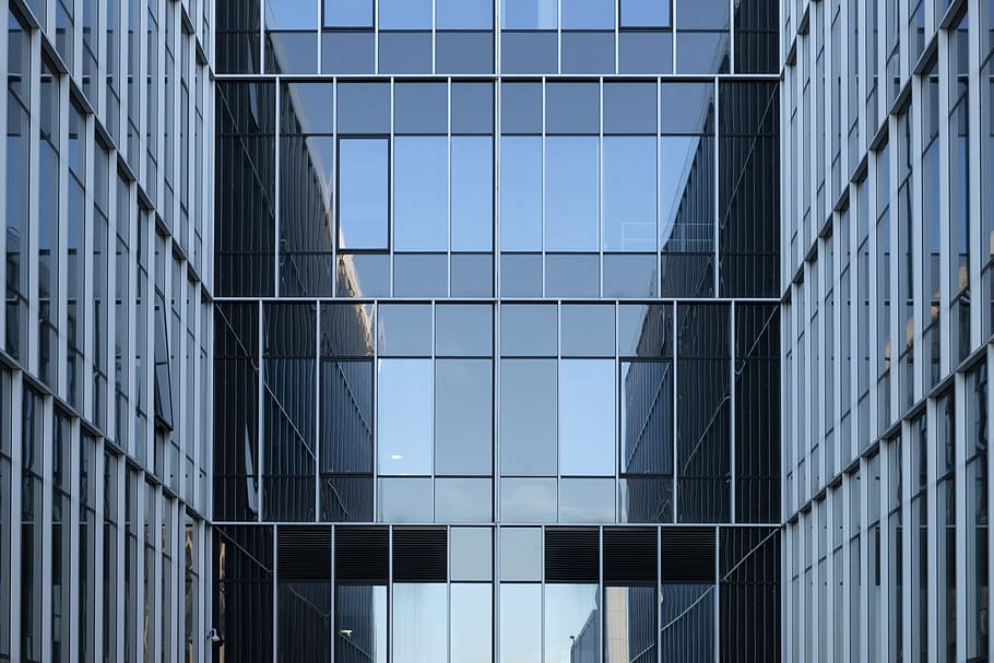 Gray City Building, architectural design, architecture, contemporary HD wallpaper