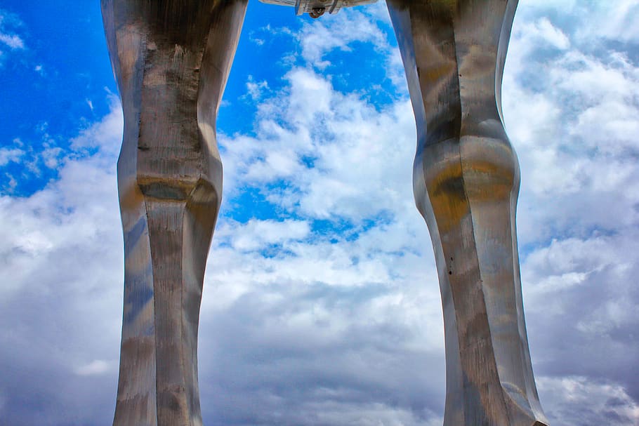 mongolia, chinggis khaan statue complex, cloud - sky, blue HD wallpaper